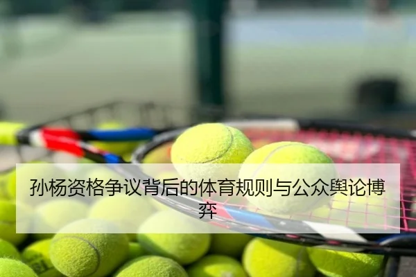 孙杨资格争议背后的体育规则与公众舆论博弈